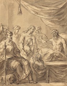 Jacob permettant à Benjamin d