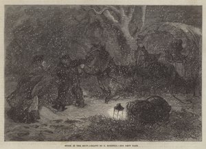 Coincé dans la neige - Sir John Charles Robinson