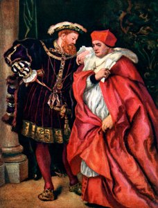 Henri VIII et le cardinal Wolsey