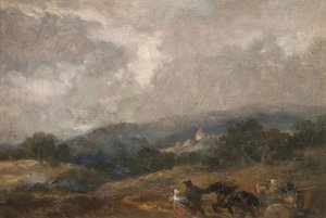 Esquisse de paysage, 1877 - Sir John Gilbert