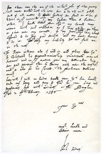 Lettre de Sir Philip Sidney à Robert Dudley, Comte de Leicester, 2 février 1586 - Sir Philip Sidney