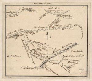 Croquis du capitaine Snow. LOC gm71000593 - Snow