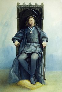 Grand-duc Konstantin Konstantinovich en Hamlet dans la pièce de théâtre de William Shakespeare, 21 février 1899 - Sofia Ivanovna Kramskaya