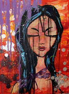 La femme-libellule sereine - Sofia Toborg