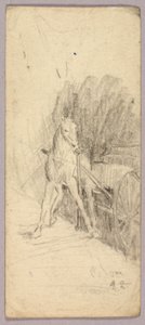Cheval et chariot - Solon H. Borglum