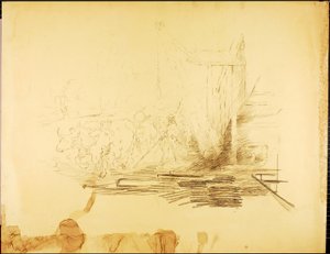 Camp de bûcherons - Solon H. Borglum