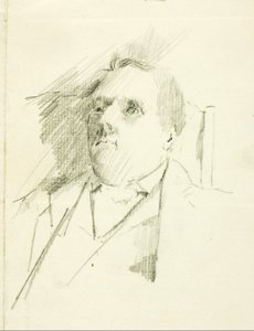 Étude de portrait - Solon H. Borglum