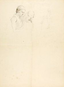 Femme et chien - Solon H. Borglum