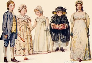 Tenue des Enfants sous les Règnes de la Reine Anne, George I, II et III 1702-1790, 1903, 1937