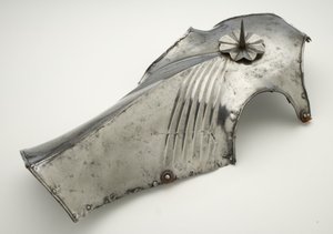 Shaffron gothique, armure de tête de cheval - South German School