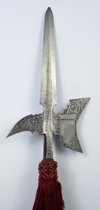 Hallebarde pour la garde du prince Karl I de Liechtenstein - South German School