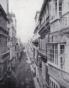 Calle Ancha, Cadix (photo n/b) - Spanish Photographer