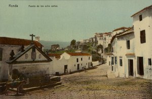 Fontaine des huit becs, Ronda, Espagne (photo couleur) - Spanish Photographer