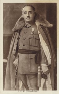 Francisco Franco, général et dictateur espagnol (photo n/b) - Spanish Photographer