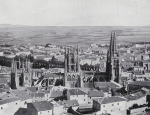 Vue générale de Burgos (photo n/b) - Spanish Photographer