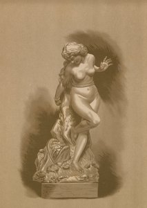 Andromède exposée pour être dévorée par le monstre - Spanish School