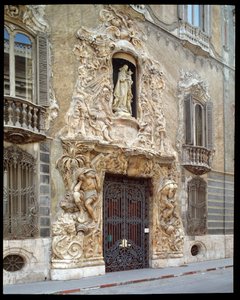 Art rococo : vue du Palais du Marquis de Dos Aguas