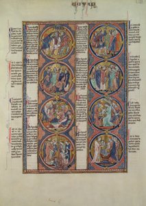 Biblia Moralizada de San Luis, Tome II, 7v