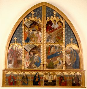 Retable catalan, 1450-80 - Spanish School