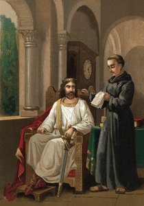 Charlemagne et Alcuin