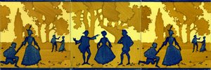 Scène galante à la campagne - Spanish School