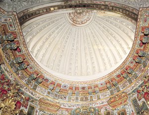 Détail de la voûte de la chapelle de la Vierge