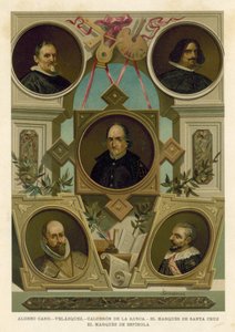 Figures historiques espagnoles célèbres du XVIIe siècle - Spanish School