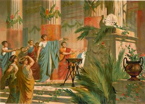 Festivités des matrones romaines