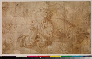 Dieu le Père bénissant - Spanish School