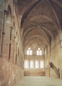 Intérieur du réfectoire du monastère, 1215