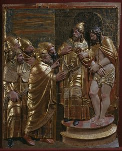 Jésus devant Caïphe (détail) - Spanish School