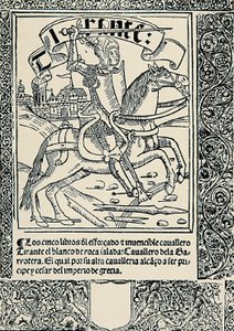 Chevalier sur sa monture, frontispice de l