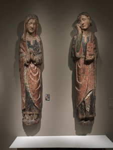 Saint Jean en deuil et Vierge en deuil - Spanish School