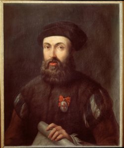 Portrait du navigateur et explorateur portugais Fernand de Magellan - Spanish School