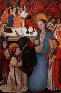 Présentation de la chasuble à Saint Ildefonso par la Vierge Marie