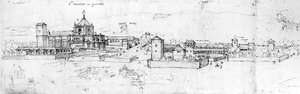 Croquis du paysage urbain de Grenade