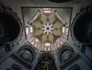 Le plafond de la Capilla del Condestable, fin du 15e siècle