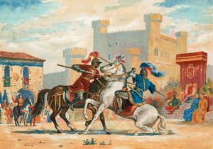Tournoi au Moyen Âge - Spanish School