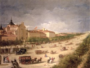 Vue de la Calle de Alcalá, Madrid