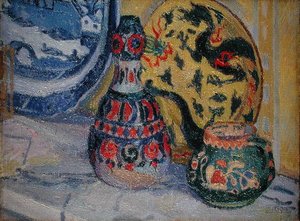 Nature morte avec figures orientales - Spencer Frederick Gore