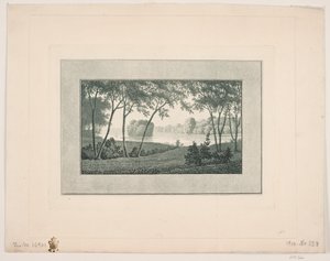 Lac de Bagsværd. Vue sur Nybro - Søren Henrik Petersen