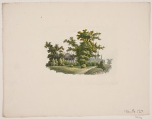 Pavillon dans un parc