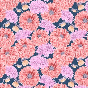 Motif de dahlia colorway 2 - Stacy Hsu