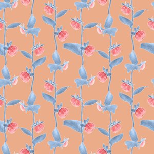 Motif coordonné de dahlias coloris 2, 2020 - Stacy Hsu