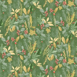 Motif de houx de vacances sombre