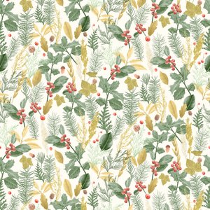 Motif de houx de vacances, 2021 - Stacy Hsu