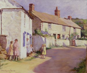 Scène de village, Newlyn