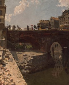 Pont dans une ville française