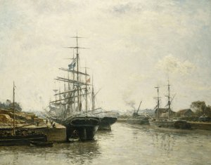 Le bassin de Caen - Stanislas Victor Edouard Lepine
