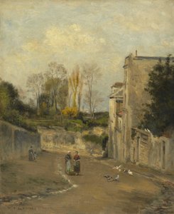 Montmartre, la rue Cortot, vers 1872-76 - Stanislas Victor Edouard Lepine
